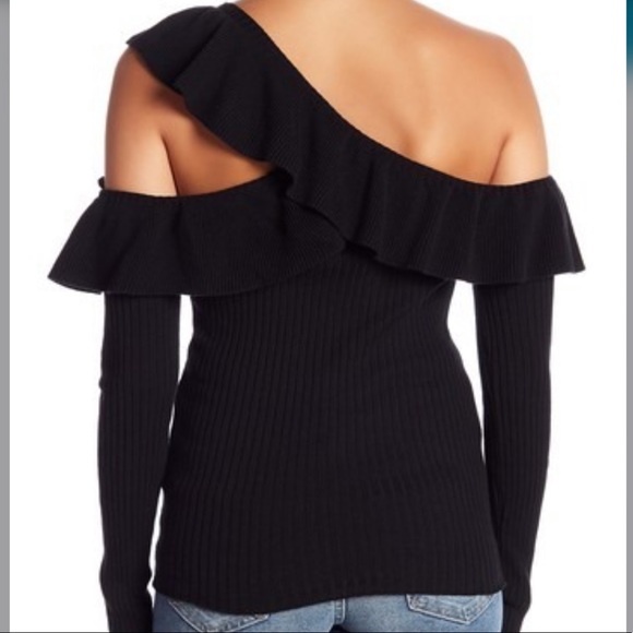 MINKPINK Never Again Cold Shoulder Blouse - Picture 2 of 4